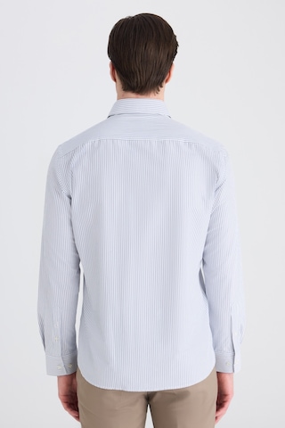 Twn Slim Fit Lacivert Çizgili Gömlek 5ef02ıg13288m Çok Renkli