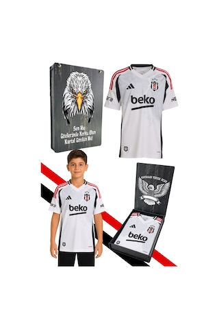 Beşiktaş Adidas Bjk Beyaz Çocuk Forma Bjk 3 Jsy Y Uv Kutu Hediyeli Beyaz Uv