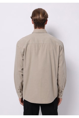 Colin's Colins Comfort Fit Shirt Neck Düz Erkek Bej Uzun Kol Gömlek Cl1075661 Q1.v2 Beı Bej