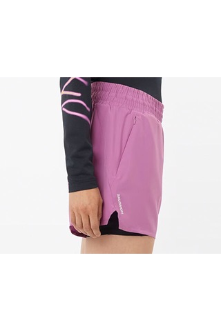 Salomon Shakeout Core 2ın1 4" Kadın Koşu Şortu Lc2843000 Pembe