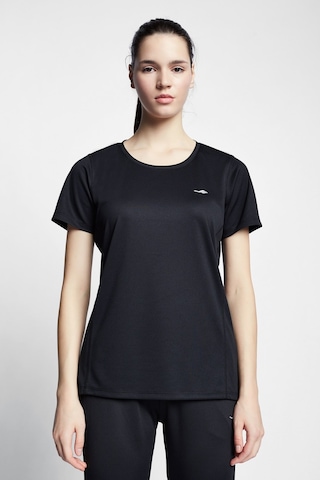 Lescon Kadın Kısa Kol Tshirt 22s-2204-22b Siyah