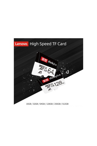 Wezone Lenovo 64gb Tf Kartı A1 U3 C10 Mikro Sd Hafıza Kartı 100mb/s Telefon Tablet Araç Kamerası Kameralar İçin Dayanıklı Ve Verimli Depolama
