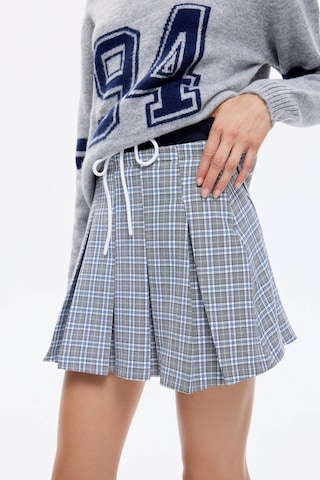 Quzu Gri Kadın Etek Etk00783 Gri