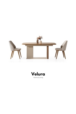 Aura Yemek Masası Ekru