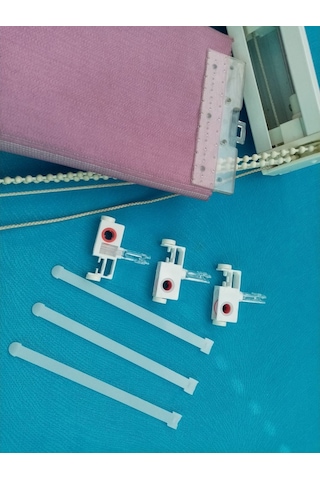 Tül Dikey Perde Plastik Parçaları-Kumaş Dikey Perde Vagon-Dikey P