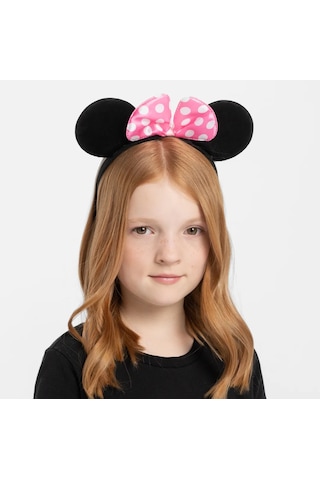 Pembe Fiyonklu Minnie Mouse Tacı Çok Renkli