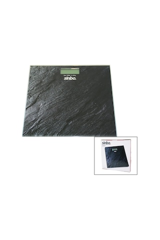 Dijital - Pilli Cam Banyo Baskülü Lcd Ekran - Sıcaklık Göstergeli 180kg/50gr 26x26cm Sinbo Sbs-4450 Bx40