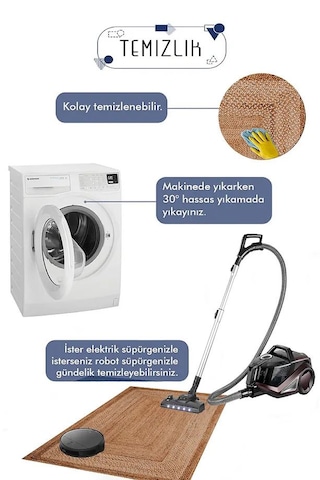 Dijital Kaymaz Yıkanabilir İkili Modern Banyo Paspası Banyo Halısı
