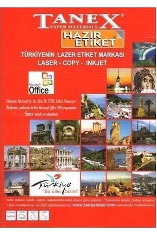 Tanex Tw-2280 Etiket 22 x 12Mm