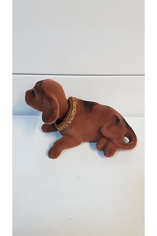 Kafa Sallayan Köpek Oto Aksesuar Koyu Kahverengi