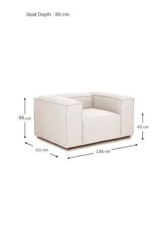 Most Mollis Berjer Silinebilir 01 Kırık Beyaz Keten Kumaş Yumuşak Kırık Beyaz