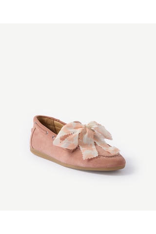 Yargıcı Süet Bağcıklı Loafer 26ykay4070x 039 Pembe