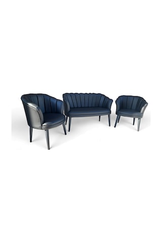 Ofis Deri Koltuk Takımı 125x55x80 - 65x55x80