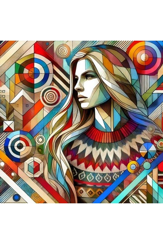 İskandinav Soyut Tablo Set Çerçevesiz 50x50cm Pvc Tablo 4'lü Set 017 Her Bir Tablo 50x50cm Büyüklüğündedir.