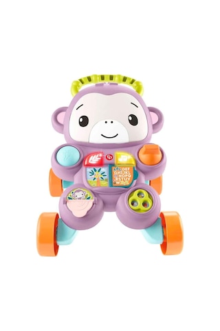 Fisher-price Benimle Öğren Tatlı Maymun Yürüteç ve Eğitici Oyuncak