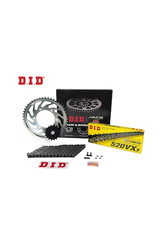 Did-Sunstar 2013-2019 Honda CB 500 F Uyumlu Zincir Dişli Set Çelik Renk