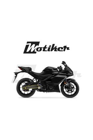 Yamaha Yzf R25 - R3 /2019 - 2025 Model Arka Maşa Grenaj Mat Karbon Tasarım Sticker Etiket Modeli