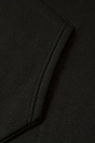 Unisex Siyah İmpossible Baskılı Eşofman Kapüşon- Kışlık Şardonlu Kumaş Siyah