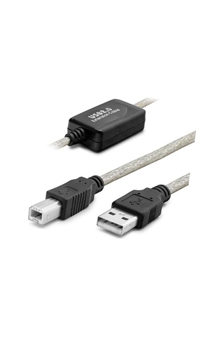 Usb Printer Kablosu 10 M - Silver Siyah Hdx7559 Evimdeyokyok
