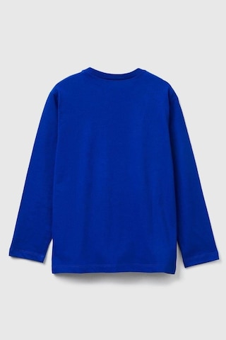 United Colors Of Benetton Erkek Çocuk 3jerc10qo-25k Uzun Kol Tshirt Mavi-2143 Mavi