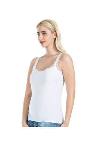 Dantelli Kadın Atlet 214 Siyah