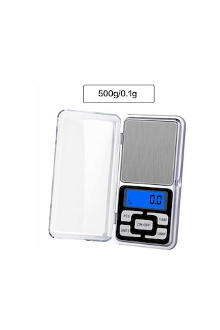Dijital Hassas Terazi Lcd Ekranlı 0,01-500gr Kuyumcu Eczane Gümüşcü Cep Tartısı