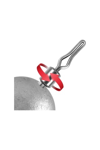 Hengjıa 10 Adet/torba 14g Olta Kurşunu Kolye Deniz Balıkçılığı Lua Küresel Döndürme Isırma Kurşunu Balıkçılık Ekipmanı Çok Renkli