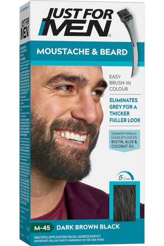 Just For Men Sakal ve Bıyık Boyası Koyu Kahve Siyah M-45