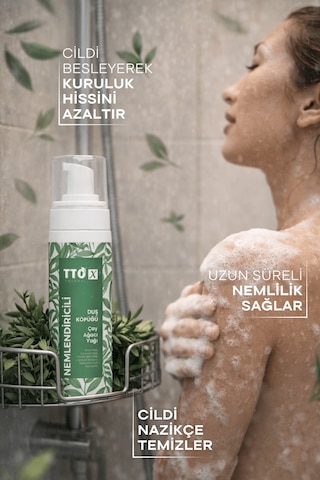 Tto-x Nemlendiricili Duş Köpüğü Çay Ağacı Yağı 200ml