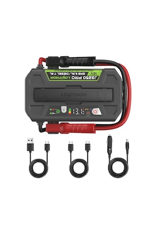 Lokithor J3250pro 12v 3250amp Lifepo4 Akıllı Akü Takviye + Powerbank + Led Lamba