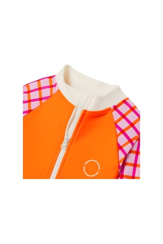 Kietla Uv Korumalı Kız Çocuk Mayosu Tartan Red Kırmızı