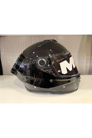 Kask Mt Thunder 4r Sv Pure Parlak Siyah