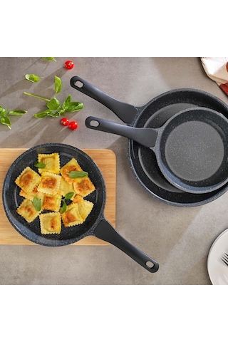 Schafer Stark 3lü Döküm Tava Seti Granit