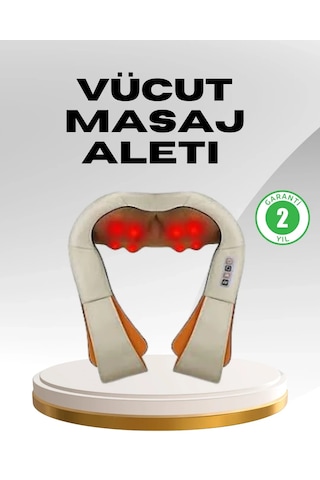 Veraura Lifestyle Ovmalı Kas Gevşetici Masaj Cihazı Boyun, Omuz Ve Sırt İçin Derin Etki Standart