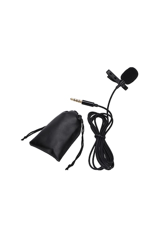 Net Ses, Yüksek Hassasiyet, Düşük Gürültü, Geniş Dinamik Aralık, Evrensel Uyumluluk Ve Sağlam Yapı Kalitesi İçin Profesyonel Lavalier Mikrofon