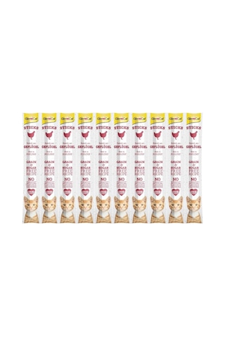 Gimcat Sticks Kümes Hayvanlı Kedi Ödül Çubuğu 10x5gr Gimcat Sticks Kümes Hayvanlı Kedi Ödül Çubuğu 10x5gr