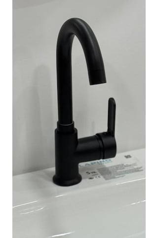 Armour Armatür Lüks Lavabo Bataryası Siyah Siyah