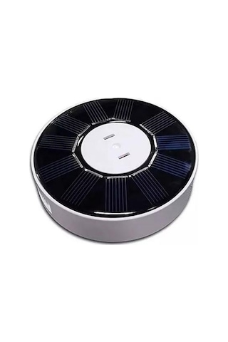 Güneş Enerjili 8 Led Beyaz Işık Hareket Sensörlü Şarjlı Type-c Girişli Led Lamba Koridor Dolap İçi Amber - Beyaz - Mavi