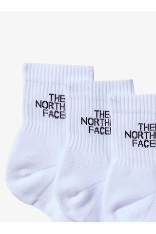 The North Face 3'lü Unisex Çorap Beyaz