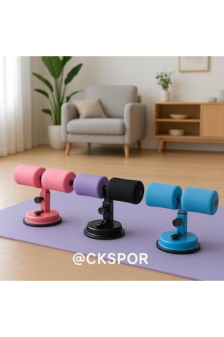 Vantuzlu Mekik Çekme Spor Aleti Karın Egzersizi Evde Spor Egzersiz Cks-1
