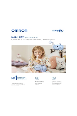 Omron Nami Cat, Çocuklara Uygun Sevimli Nebulizatör Ne-c303k-kde