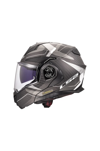 Ls2 Advant X Karbon Horızon Mat Gümüş-gri Kask Karbon Gri
