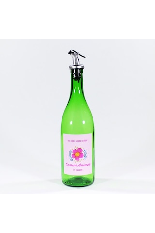 Anneler Günü Konseptli Hediyelik Yağdanlık Sosluk Sirkelik 750 Ml Akıtıcılı Çimen Yeşili