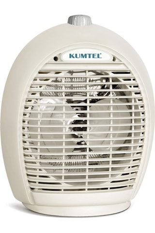 2000 W Fanlı Isıtıcı Krem Elektrikli Soba