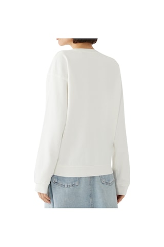 Frame Unisex Tonal Logo Crewneck - Krem Cream