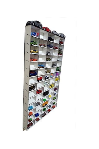 Ahşapatölyenet Eğimli Araba Rafı (70 Araçlık)