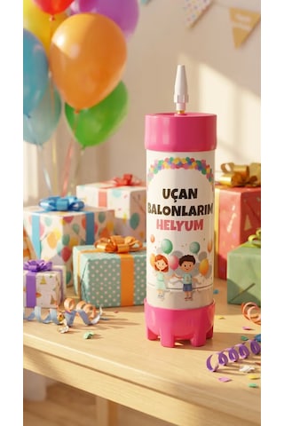 2.2 Kg Helyum Gazı - Uçan Balon Şişirme Gazı - Ses Değiştirme - Kullan At Tüp Şeffaf
