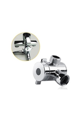 Bloomnest Lebıhmurah Bf925 Flyeer 2020 Abs Krom 3 Yollu Yön Değiştirme Hortumu T Adaptörü Duş Banyo Vana Konnektörü Gümüş