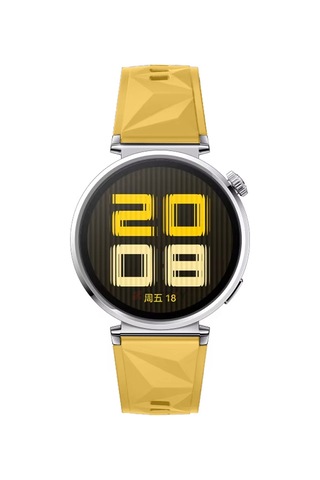 Sneezy Huawei Watch Gt5 41mm İle Uyumlu Prism Metal Tokalı Soft Yumuşak Silikon Kordon
