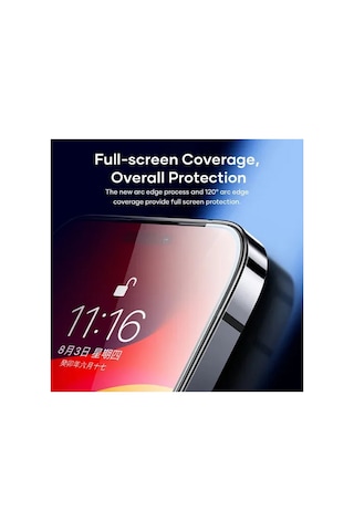 Apple iPhone 15 Pro Max Uyumlu, 9h Dirençli, 0.33mm Temperli Cam, Kolay Montaj, Ekran Koruyucu - 678674084